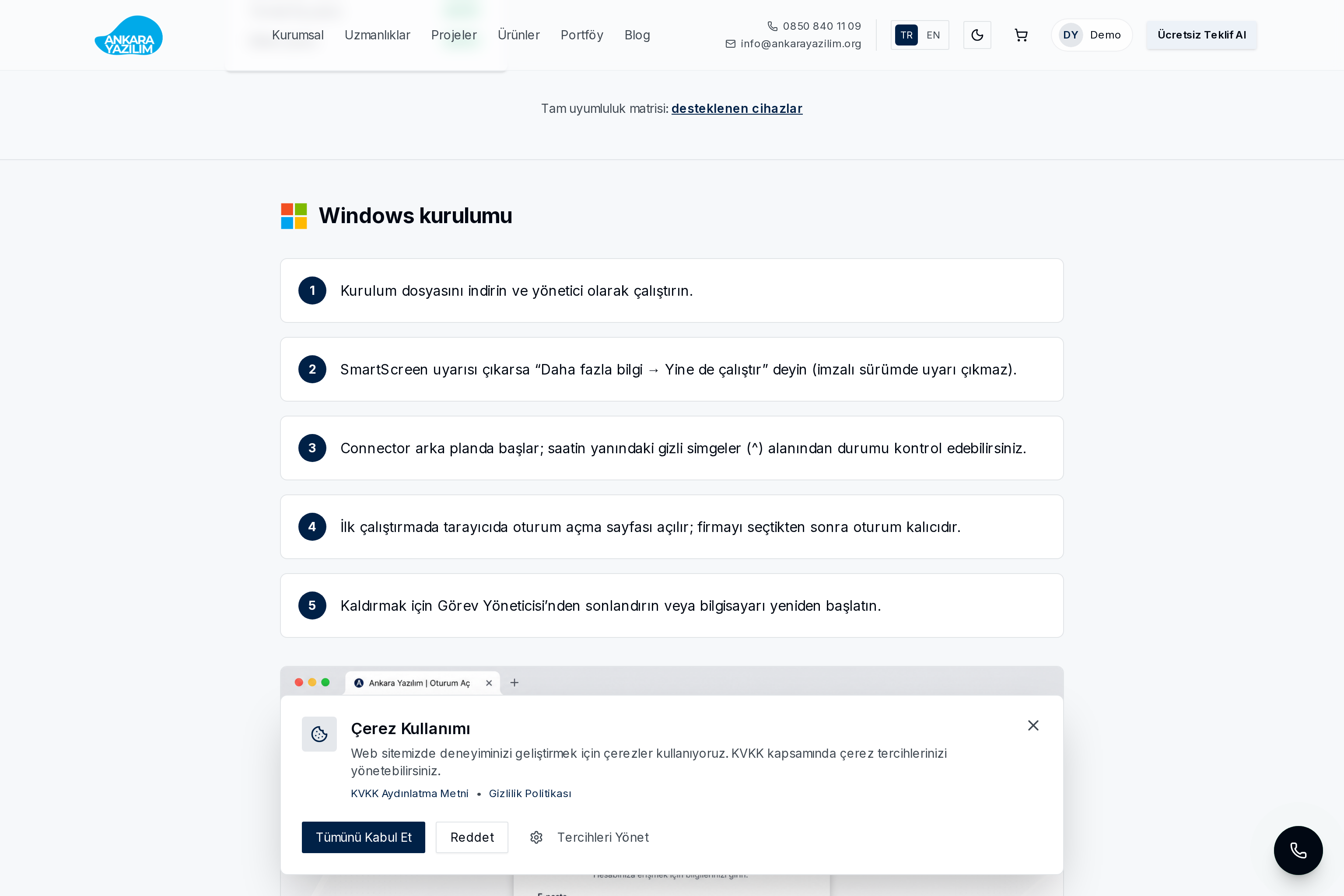 Windows kurulum ekranı